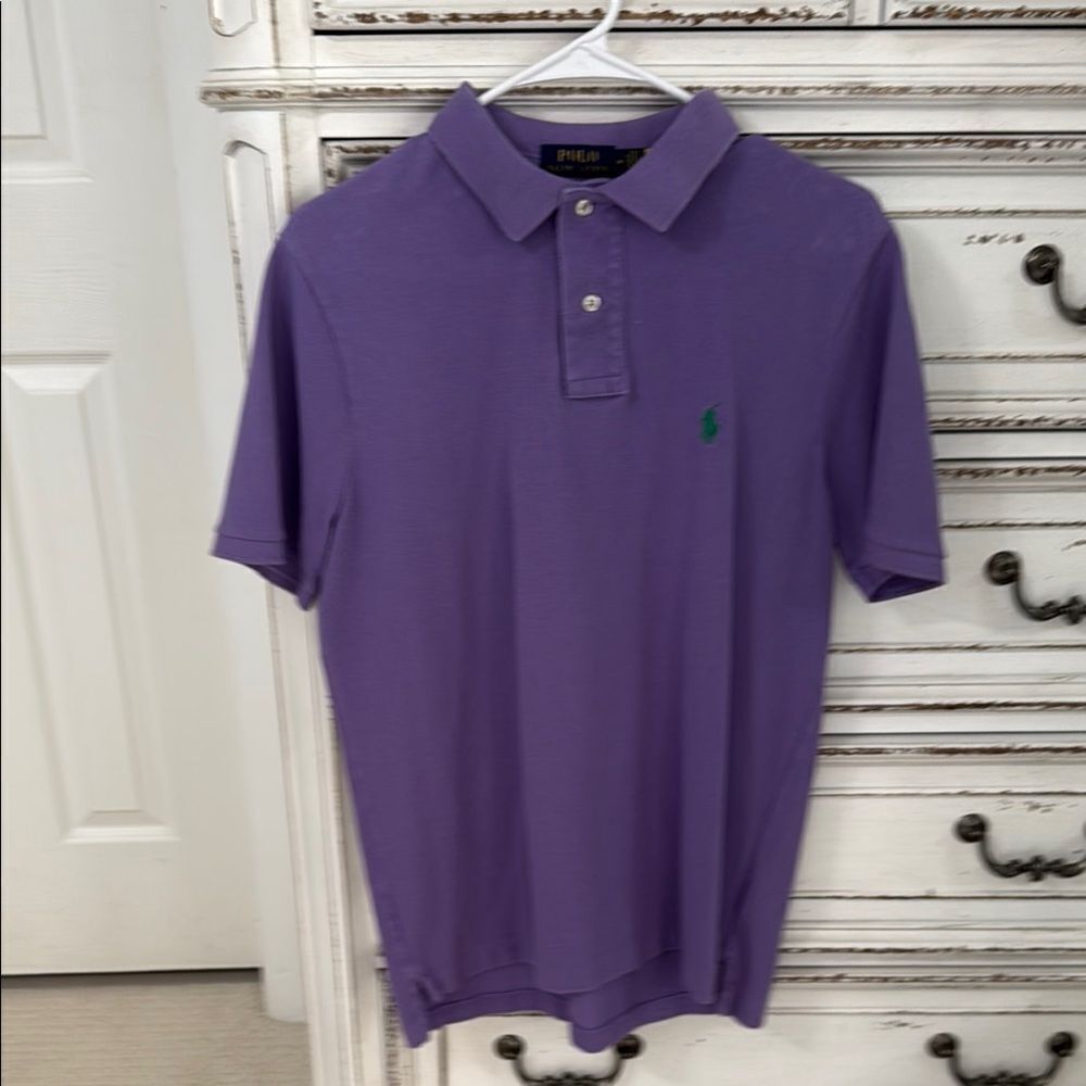 Polo by Ralph Lauren Purple Classic Polo Shirt size medium- good used condition